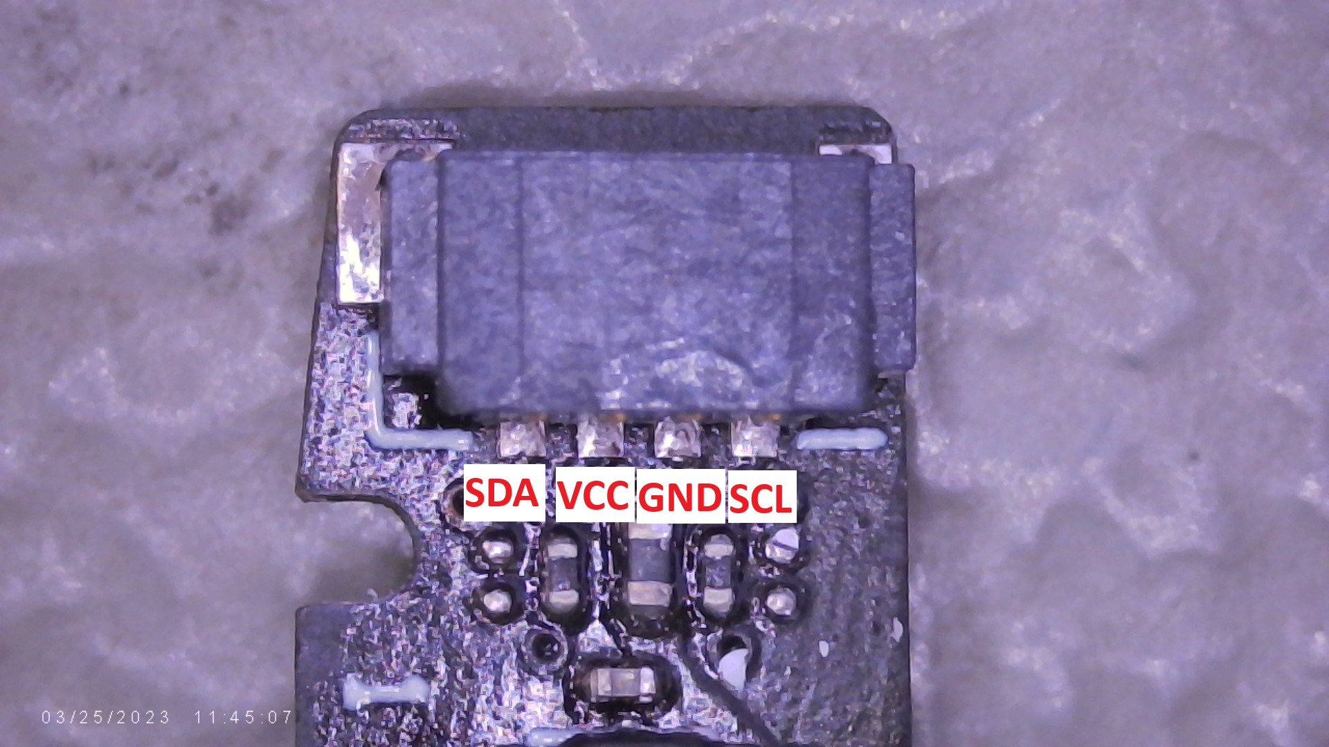 Pinout de Módulo de Brújula